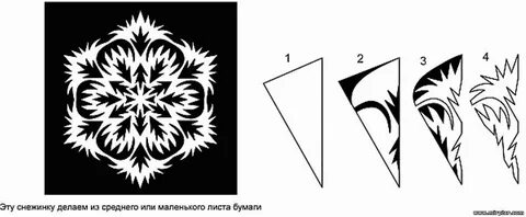 Красивые снежинки на окна из бумаги схемы
