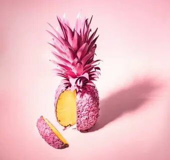 Pink fruit