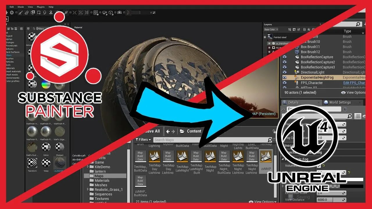 Mp4 экспортировать. Substance Painter to Unreal. Как экспортировать из substance Painter. Substance Painter Export plugin texture. Substance Painter exporting textures for Unreal.