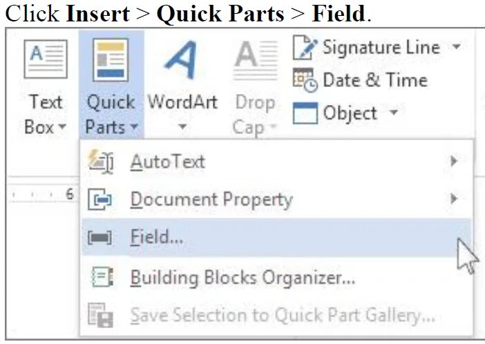 Document variables