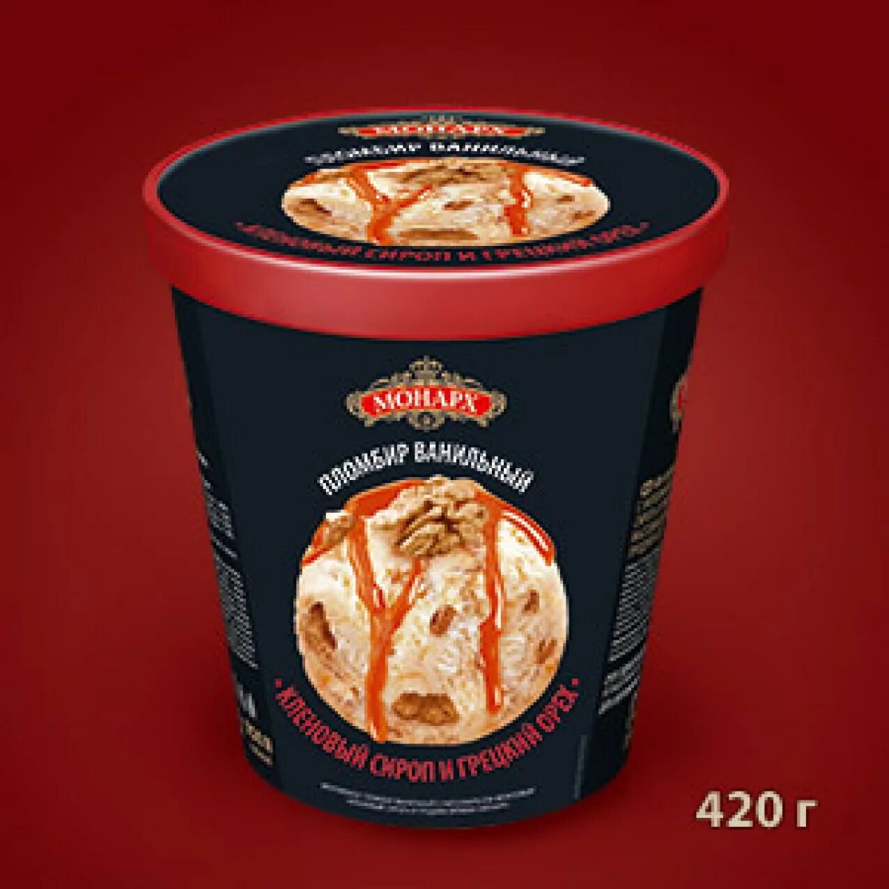 Мороженое с кленовым сиропом и грецким орехом. Мороженое Монарх с грецким орехом. Мороженое Монарх с кленовым сиропом. Мороженое ведро Монарх 12% 450 гр БЗМЖ. Пломбир ванильный Монарх.