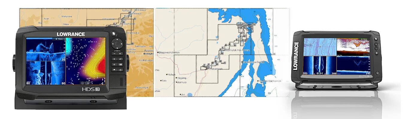 Карта c map для эхолота lowrance