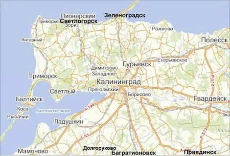 Карта ладушкина