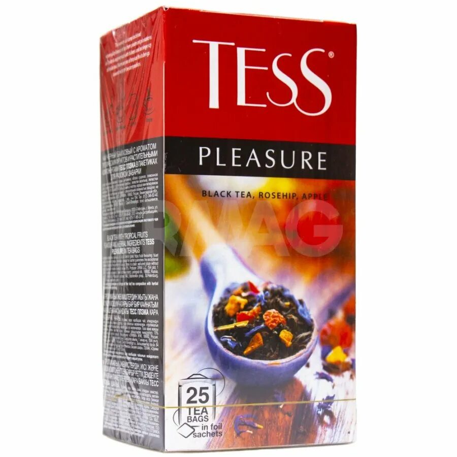 Чай Tess pleasure чёрный 1,5г*25. Чай Tess 100*1.5 pleasure черный. Чай Тесс 25 пак Плежа черный. Чай Тесс Плэжа (1,5гх25п)/10 чай пак. Черн. С доб..