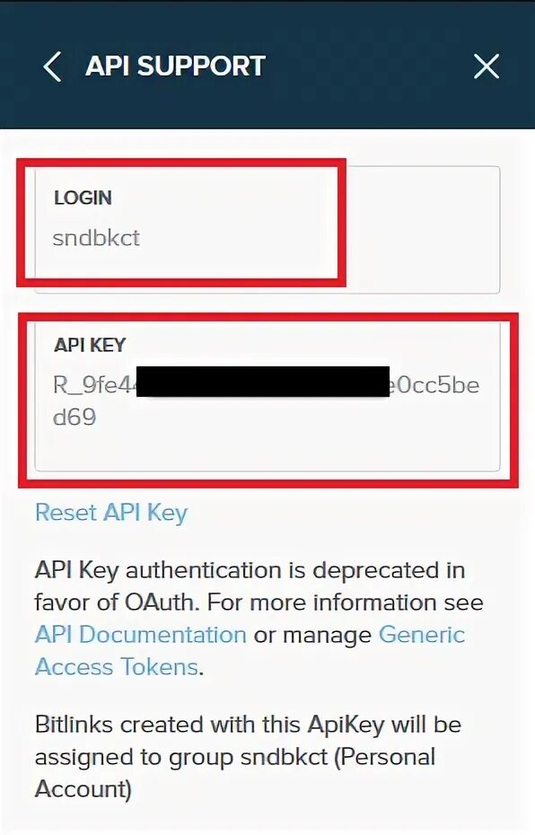 Bit api