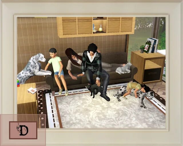 Как разделить семью в симс. Большая семья симс 3. big family in debt игра.