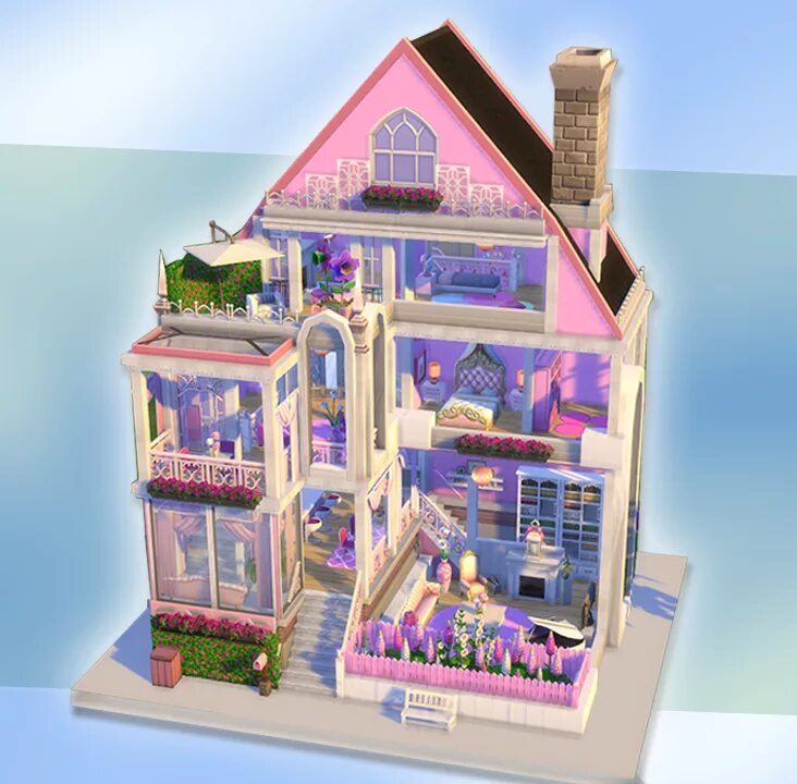 Симс 4 ЧЕЛЛЕНДЖ кукольный дом. Кукольный домик симс 4. SIMS 4 Barbie Dollhouse. Дом кукол 4