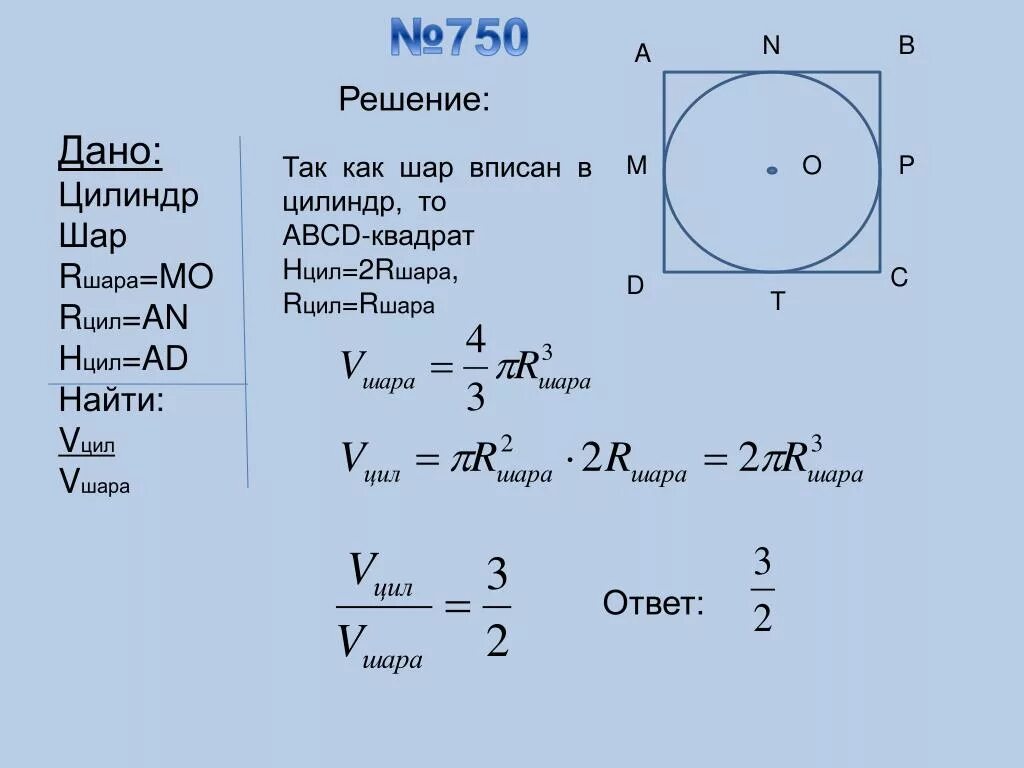 Как найти v. Шар вписанный в квадрат. Объем шара и цилиндра отношение. Отношение шара к цилиндру. Формулы вписанного цилиндра.