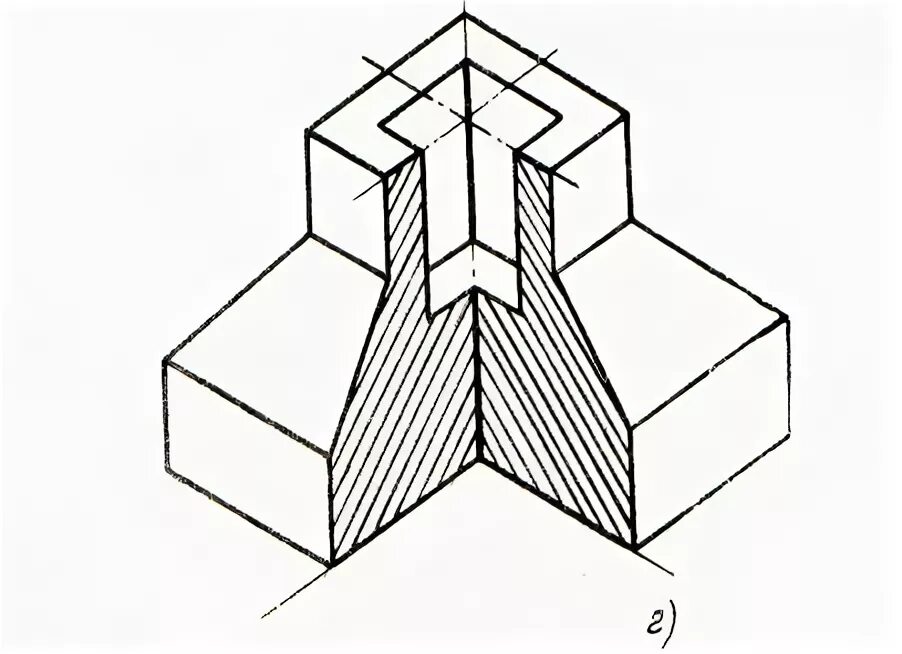Фигуры с вырезами. Аксонометрическая проекция с вырезом 1/4 части. Черчение аксонометрии с вырезом 1/4. Вырез 1/4 в аксонометрической проекции. Вырез одной четверти детали изометрия.