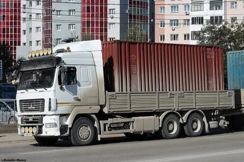 Маз груженный