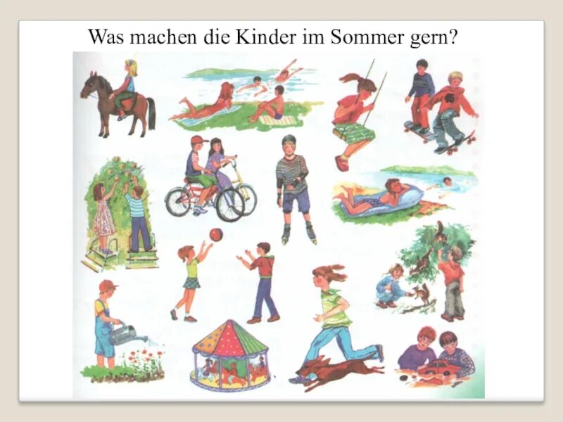 Die kinder перевод. Was machen die kinder im Sommer 3 класс. Was machen die kinder im Sommer футболист. Was machen die kinder im Sommer в картинках с переводом. Was machen die Menschen im Sommer тема 7 класса.