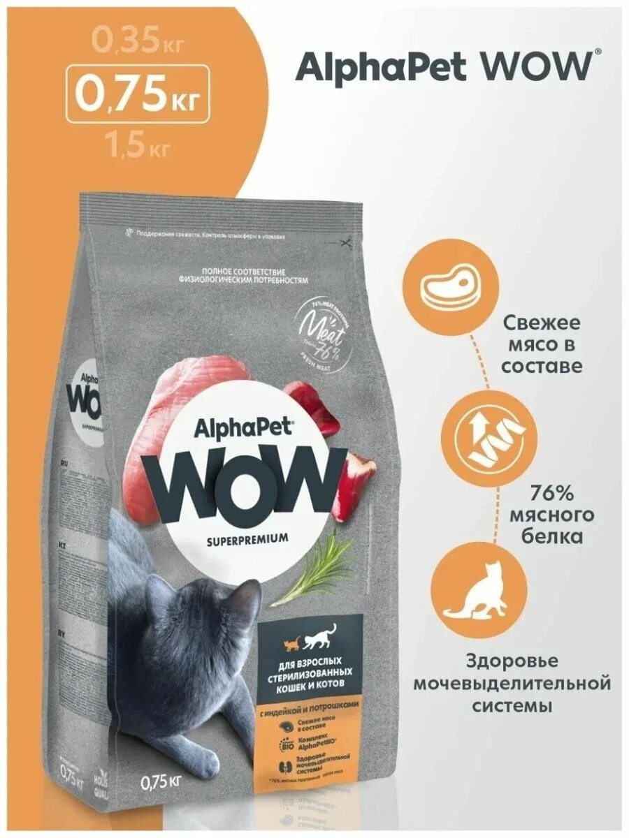 Купить корм для кошки wow. Корм Alphapet Premium для кошек. Wow корм для кошек. Корм для кошек премиум класса для стерилизованных. Корм Alphapet для стерилизованных кошек.