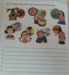 Write about the picture перевод на русский