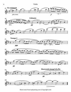 Violin sheet