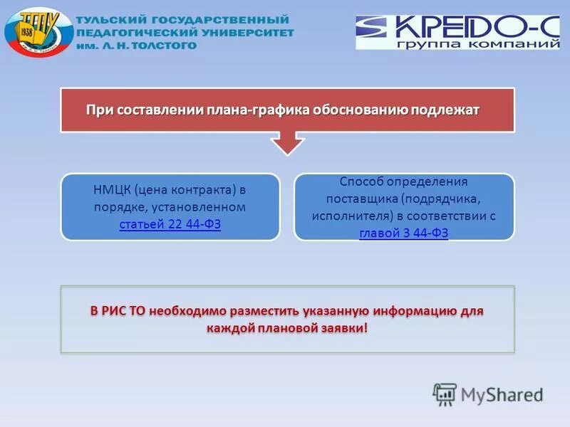 Информация о государственных и муниципальных закупках