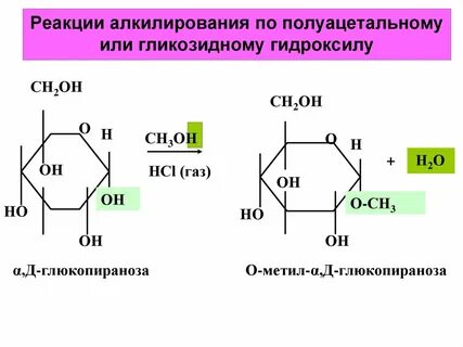 Глюкоза и метанол