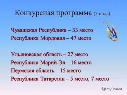 Программа 3 августа