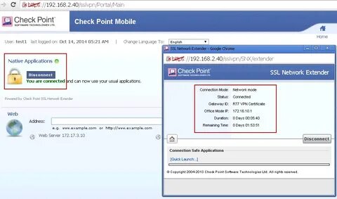 Checkpoint client