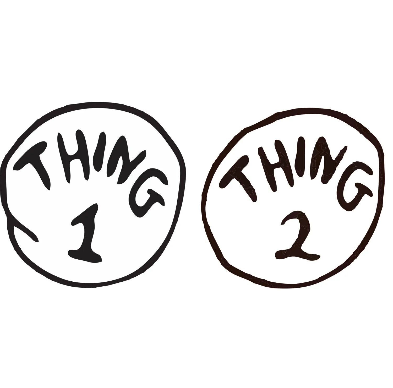 Thing 1 and thing 2. The one thing. This is the first thing