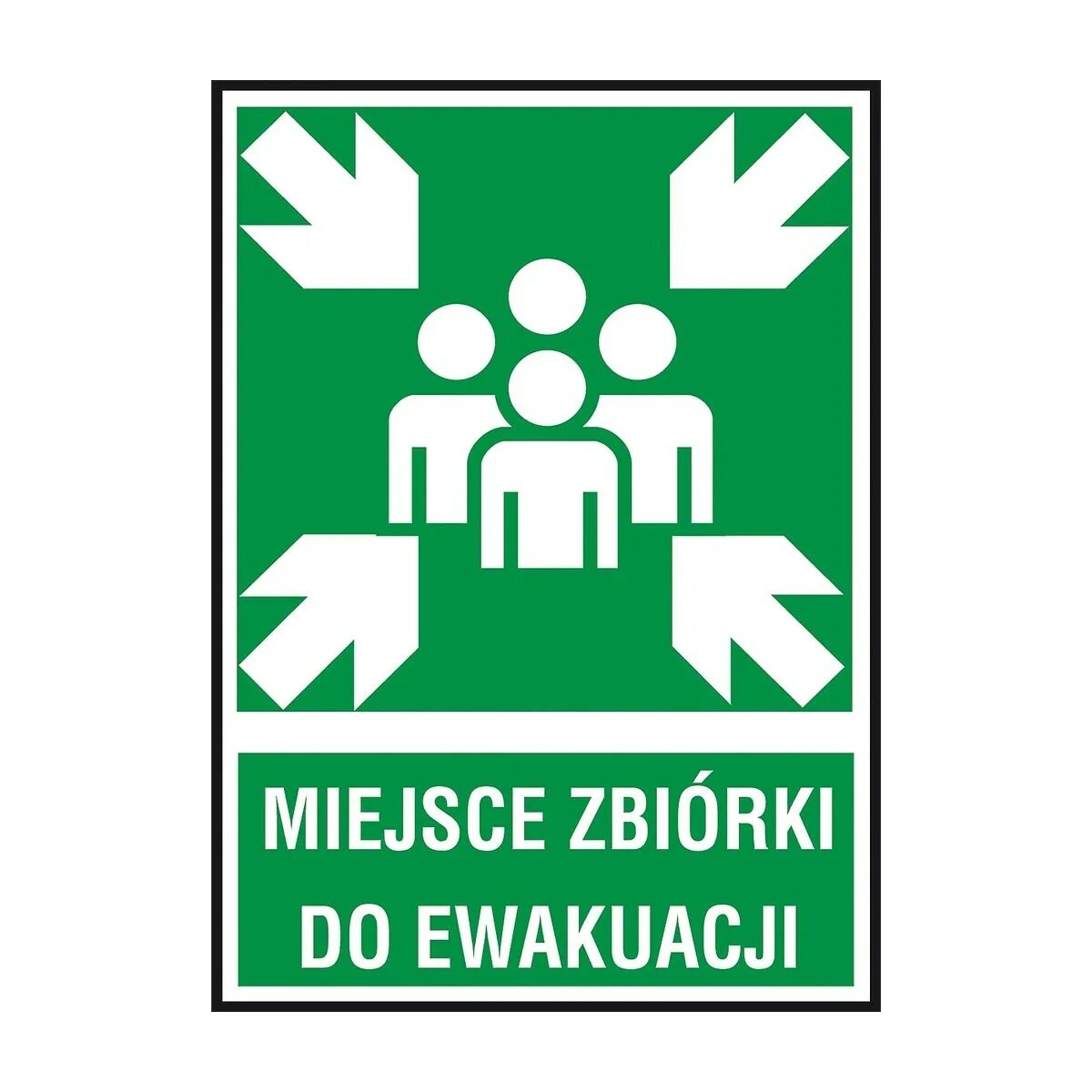 Знак сбора при эвакуации
