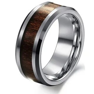 8.46US $ 20% OFF|100% Real Tungsten Carbide Ring Men's Wedding Ring Re...