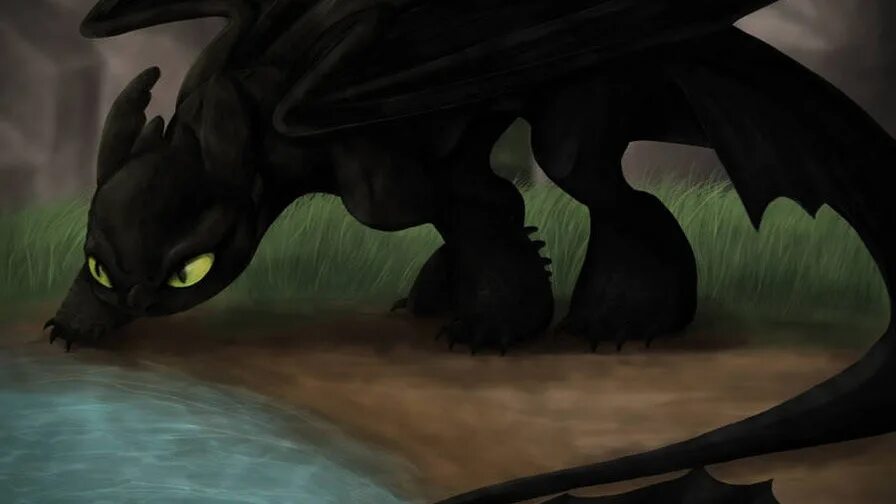 Luna and toothless, 22 Dragões, Como treinar seu dragão, Fofura