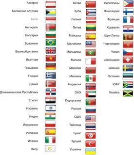 Флаги стран картинки с названиями