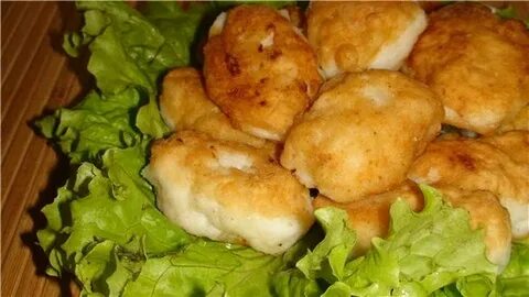 Котлеты из кальмара постные