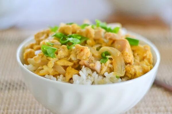 Вареная курица с рисом