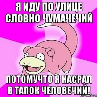 Я иду словно чумачечий