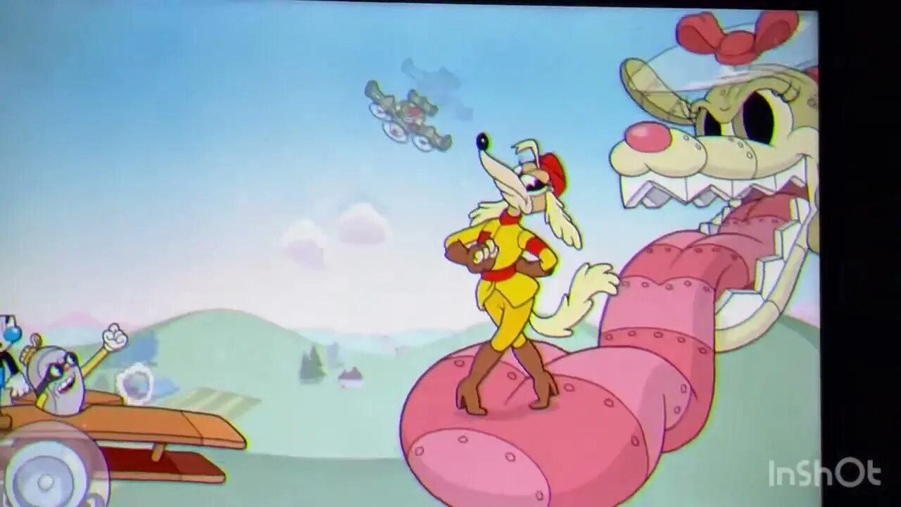 Saluki cuphead. 3. Cuphead чинук салюки. Капхед dlc. Cuphead doggone dogfight.