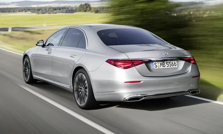 223 мерседес фото 2021 Mercedes-Benz S-Class (Color: High-tech Silver) Side Caricos