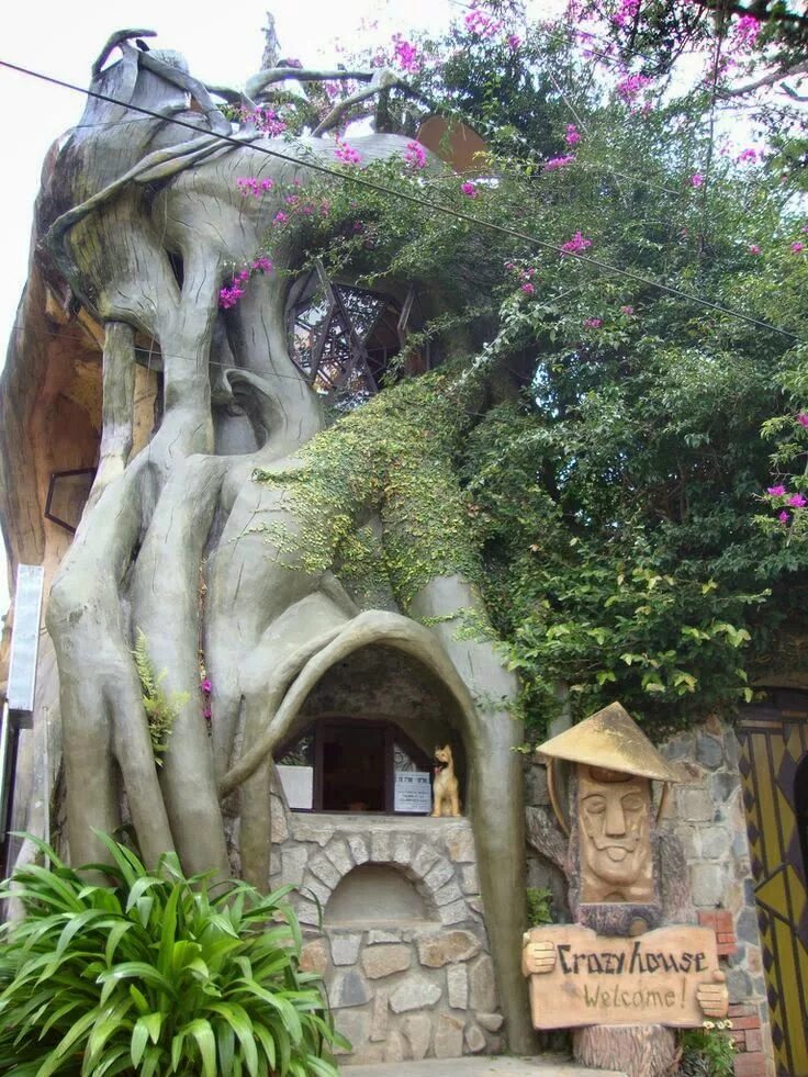 Как называется сумасшедший дом. Crazy house вьетнам далат. отель в далате crazy house. гостиница сумасшедший дом далат вьетнам. гостевой дом ханг нга далат.