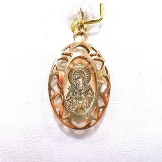 Семистрельная кулон золотой