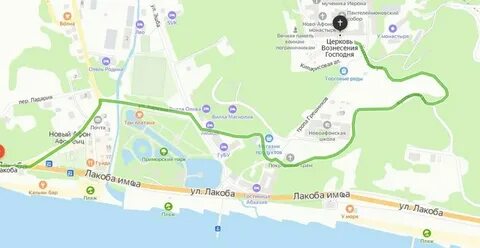 Остановки новый афон