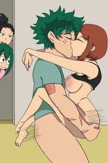 artist request, izuku midoriya, momo yaoyorozu, ochako uraraka, tsuyu asui,...