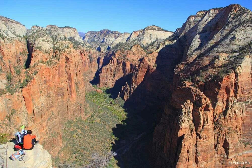 Angels landing. Angels landing. гора ангелов сша.