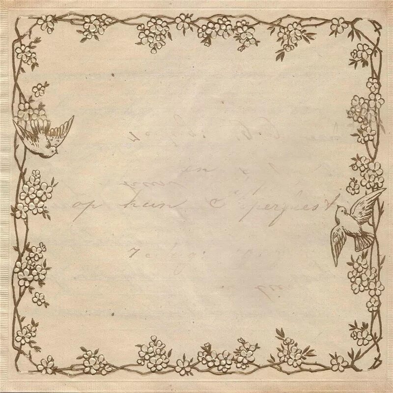 Бумага 18 век. Винтажная бумага. Винтажные листы. Старинный фон. Красивые рамки в старинном стиле.