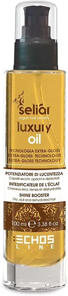 Масло для волос Seliar Luxury. Echosline Luxury Oil. Luxury Oil масло для волос. Масло блеск Oil Luxury для волос.