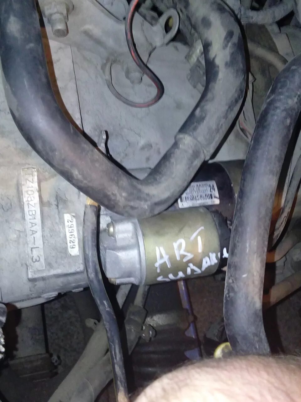 Замена стартера - Subaru Outback (BP), 2,5 л, 2004 года своими руками DRIVE2
