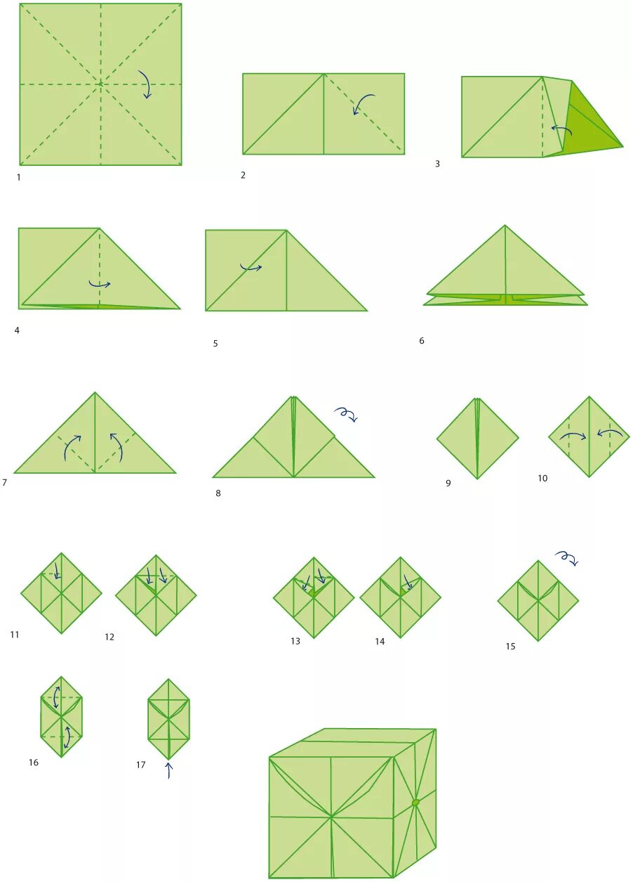Как сделать куб из бумаги без клея оригами. Оригами двойной квадрат схема. Куб оригами схема из одного листа. Оригами из квадратиков бумаги.