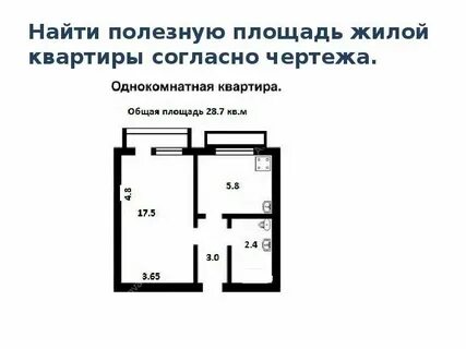 Площадь жилого помещения на человека