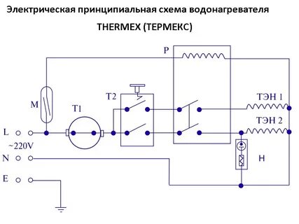 Схема эл нагревателя