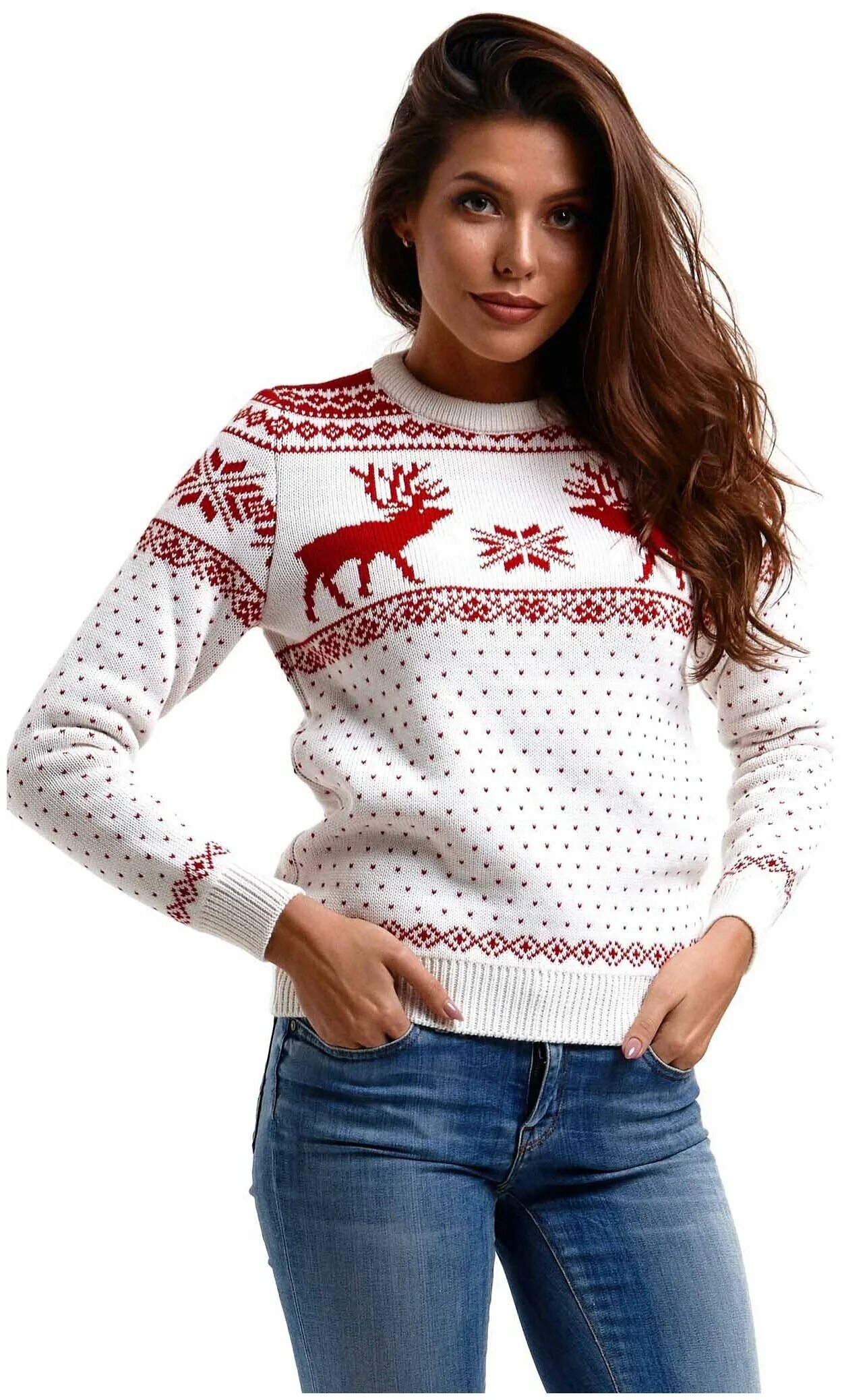 Где купить джемперы. Свитер с оленями женский. Новогодняя кофта женская. Новогодний свитер женский. Красный свитер с оленями женский.