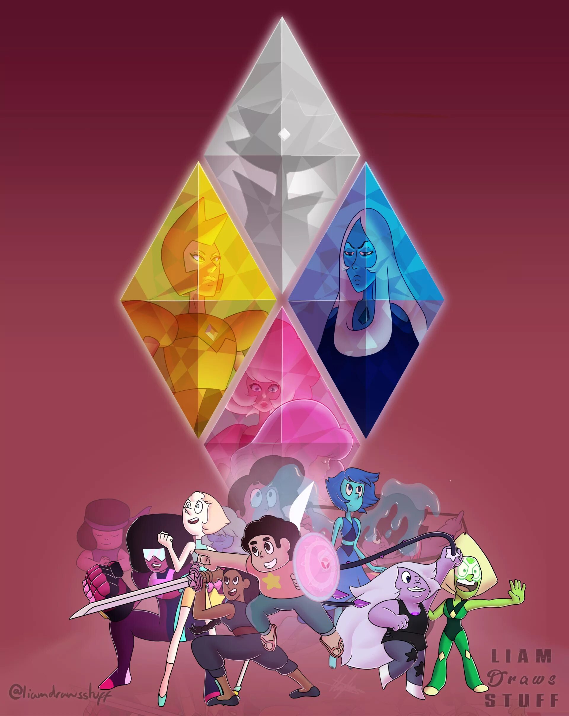 Steven Universe Future Steven. Демантоид Вселенная Стивена. Бесконечные самоцветы