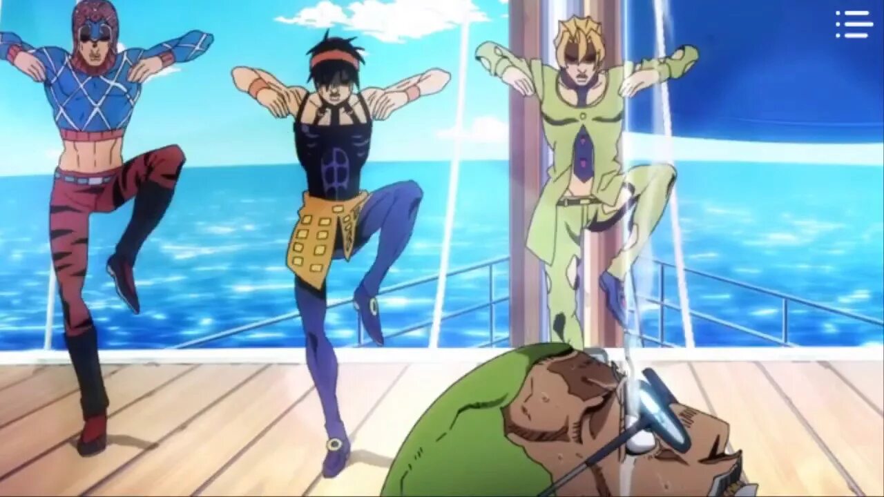 Jojo golden wind танец. Наранча джоджо танец. Jojo 5 танец. Пыточный танец банды джо джо. Джо джо танец.