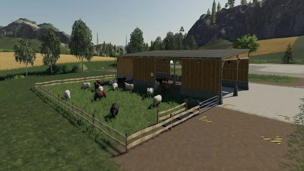 Fs19 загон для овец. захват для квадратных тюков фс 15. 20 1. Simple farming 1. фермер симулятор животные.
