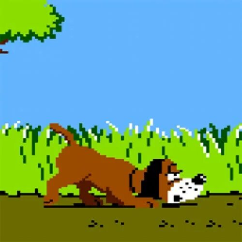 Как выглядит собака из мира денди NES games painted & updated http:///2Se0JBH Nes games, Duck hunting, W