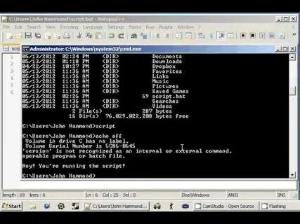 Cmd echo