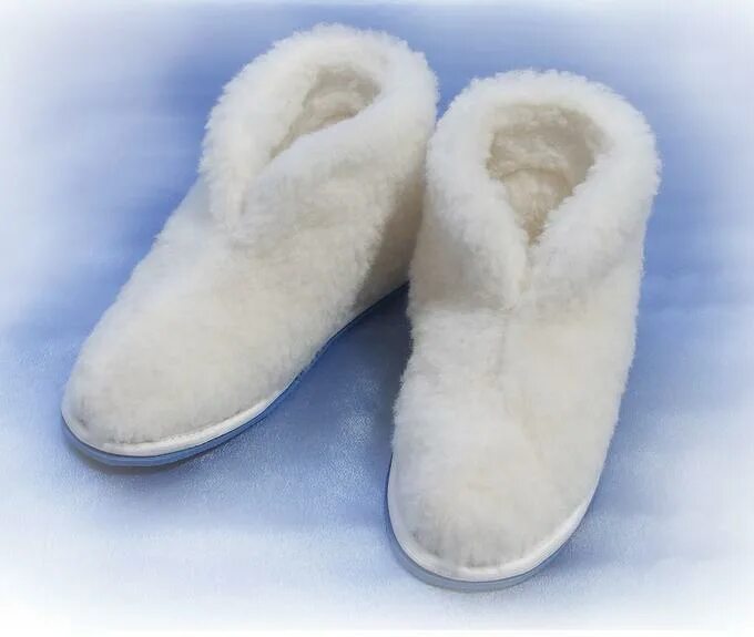 Бабуши из овечьей шерсти. Бабуши kotikof чуни. Тапочки с мехом. 027 р. Кисловодск [m].